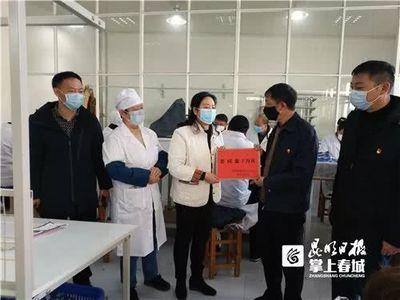 盤龍區總工會慰問疫情防控物資生產一線職工