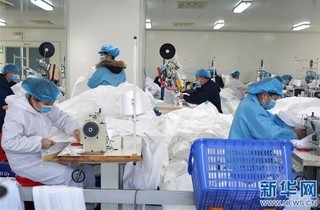 開(kāi)足馬力生產(chǎn)防護(hù)用品，江西全力保障市場(chǎng)供應(yīng)